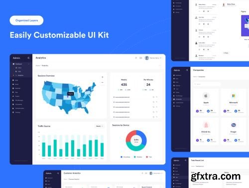 Admin Dashboard Template UI KIT Ui8.net