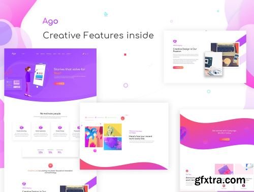 Ago - Creative Agency Template Ui8.net