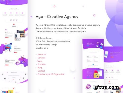 Ago - Creative Agency Template Ui8.net