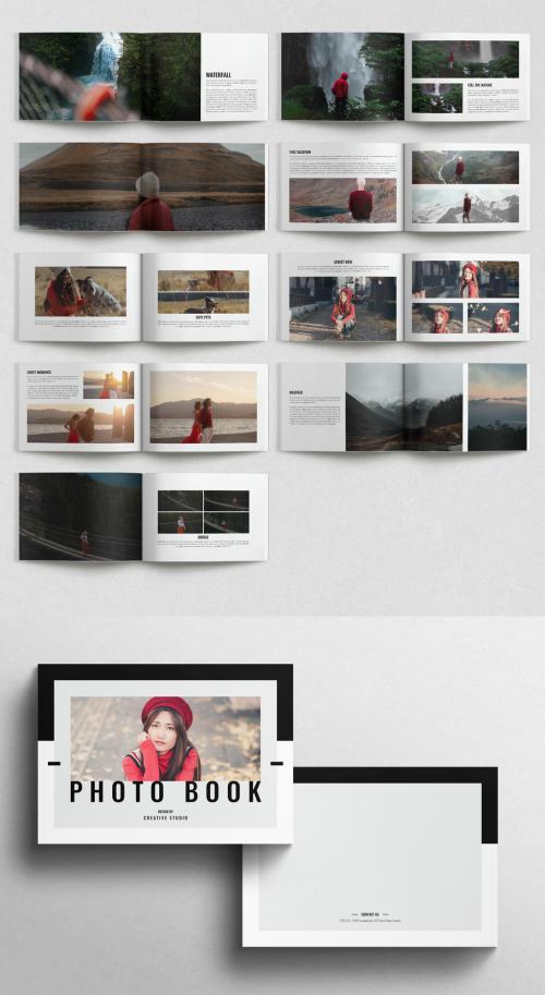 Photo Book Layout Landscape 582971244