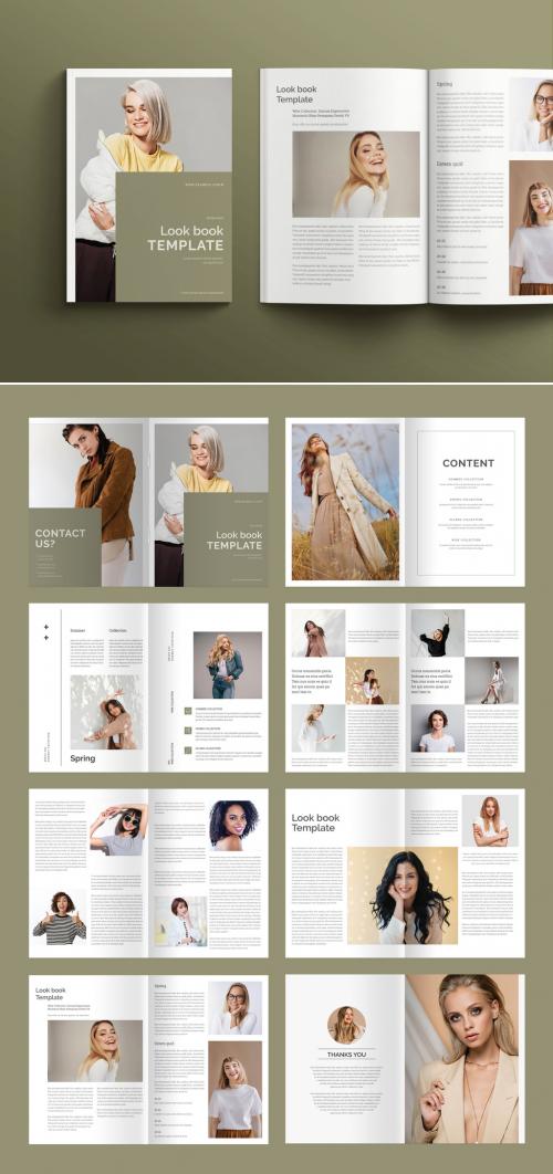 Lookbook Template Layout 584229404