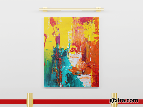 Artwork Canvas Frame Mockup REPSYL9