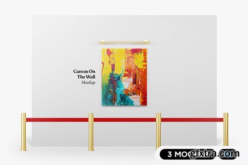 Artwork Canvas Frame Mockup REPSYL9