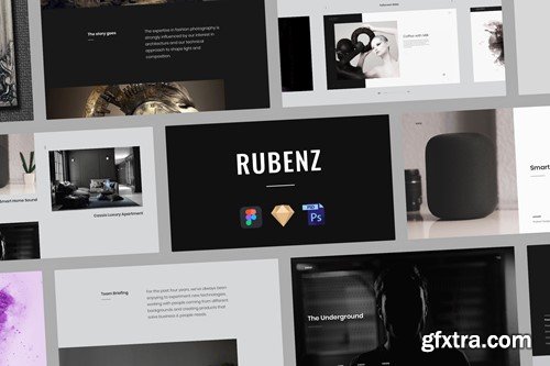 Rubenz – Creative Portfolio Design Template GZPPSY9