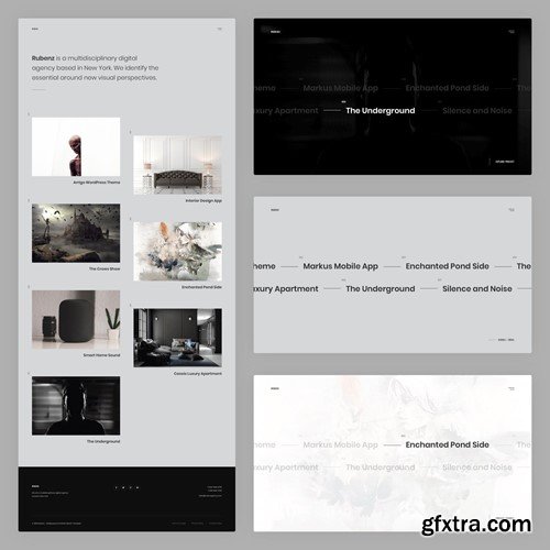 Rubenz – Creative Portfolio Design Template GZPPSY9