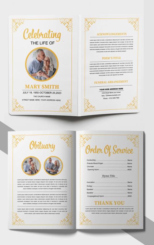 Creative Funeral Design Template 582361771