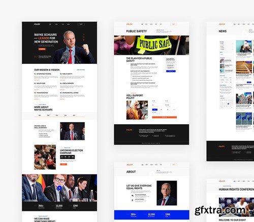 Political Party Website Template MVZ4QP3