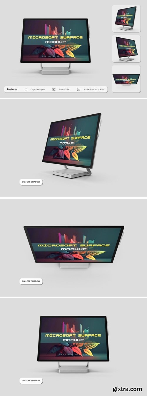 Microsoft Surface Mockup 7ZPBU7V