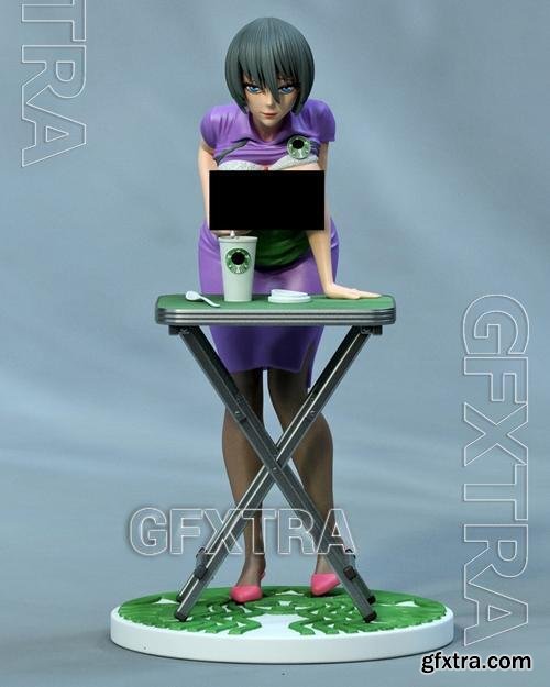 Exclusive - Anime Barista &ndash; 3D Print Model