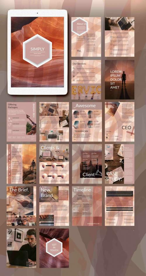 Modern Simply Digital Proposal Layouts 578899164