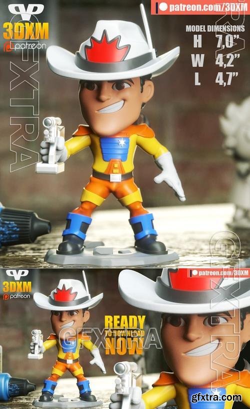 Bravestarr Chibi &ndash; 3D Print Model