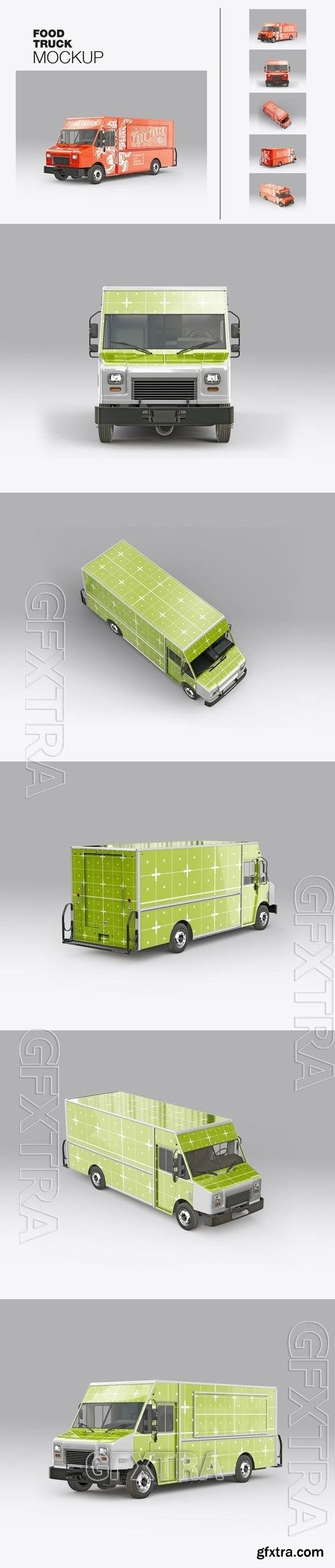 Step Van Food Truck Mockup 2LKKAA3