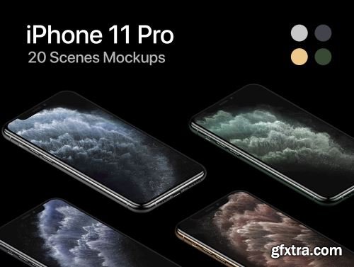 iPhone 11 Pro - 20 Mockups Ui8.net