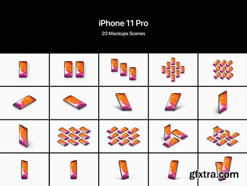 iPhone 11 Pro - 20 Mockups Ui8.net