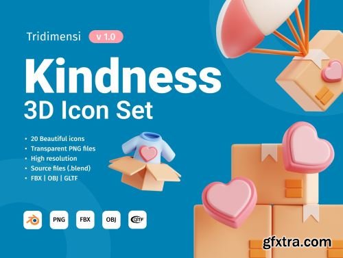 3D Kindness Ui8.net