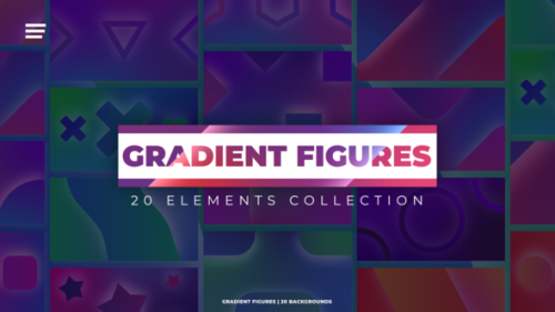 Videohive - Gradient Figures Backgrounds | Premiere Pro - 47385500 - 47385500