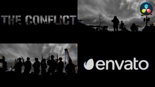 Videohive - The Conflict Logo for DaVinci Resolve - 47395630 - 47395630