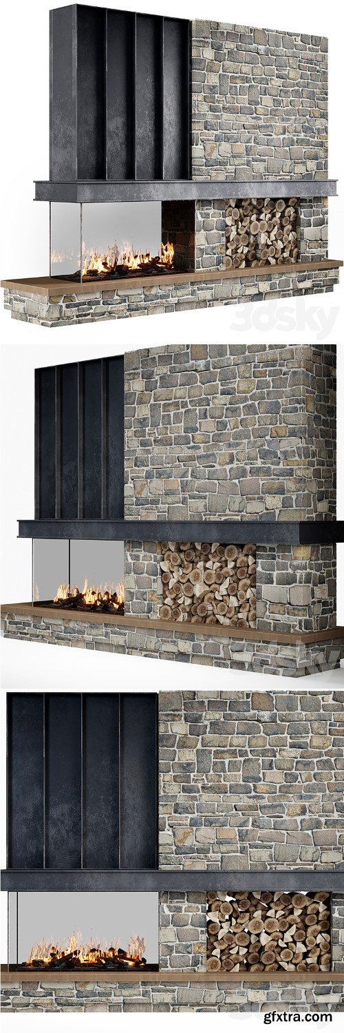 Fireplace modern 79