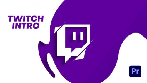 Videohive - Twitch Liquid Logo Intro - 47408745 - 47408745