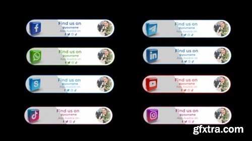 Videohive 3D social media button (No Plugin Required) 47421486