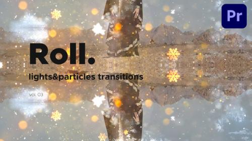 Videohive - Lights & Particles Roll Transitions for Premiere Pro Vol. 03 - 47411202 - 47411202