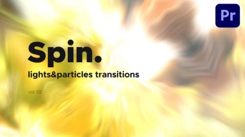 Videohive - Lights & Particles Spin Transitions for Premiere Pro Vol. 02 - 47411233 - 47411233