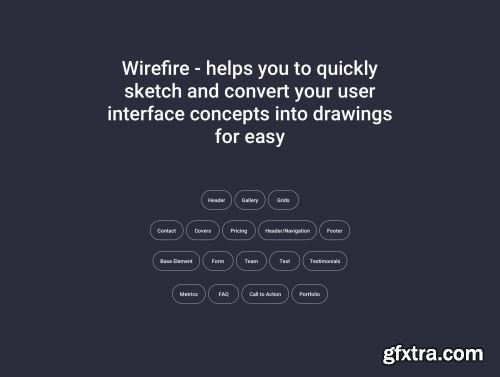 Wirefire - Wireframe Kit Web Design Ui8.net