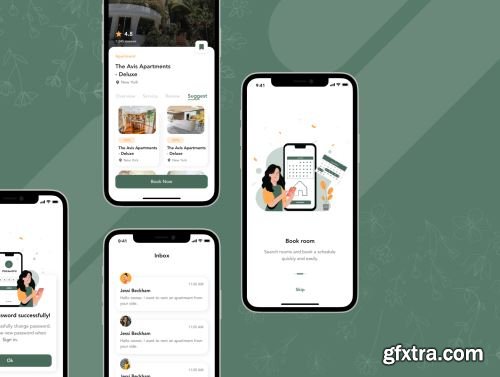 UrHom - Booking App UI Kit Ui8.net