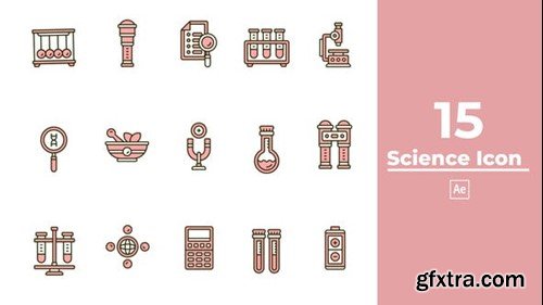 Videohive Science Icon After Effect 47427838