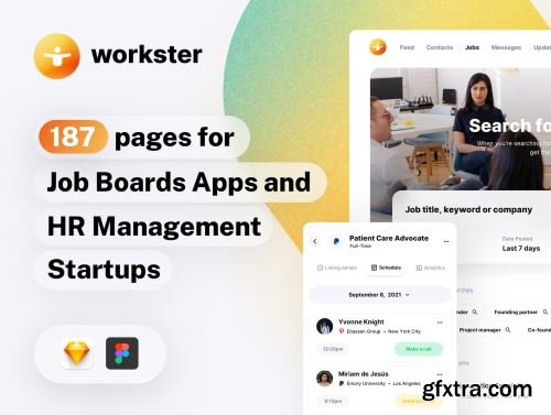 Workster - UI kit for Job Boards Ui8.net