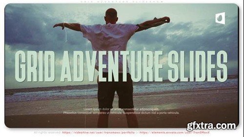 Videohive Grid Adventure Slideshow 47431374