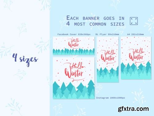 Winter Banner Creator Ui8.net