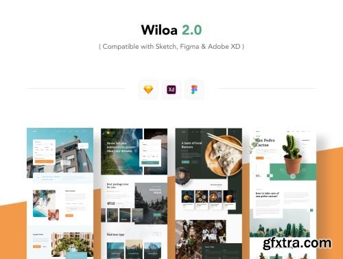 Wiloa 2.0 - Landing Page UI-Kit Ui8.net