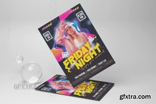 Night Party Flyer YLF4FN6