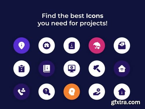 3000+ Glyph Icons Ui8.net