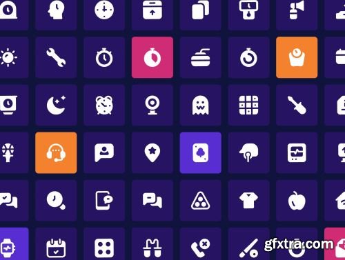 3000+ Glyph Icons Ui8.net