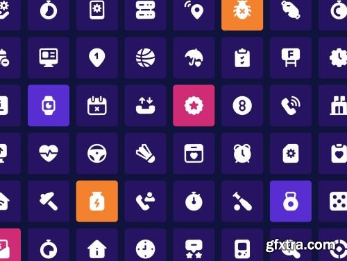 3000+ Glyph Icons Ui8.net