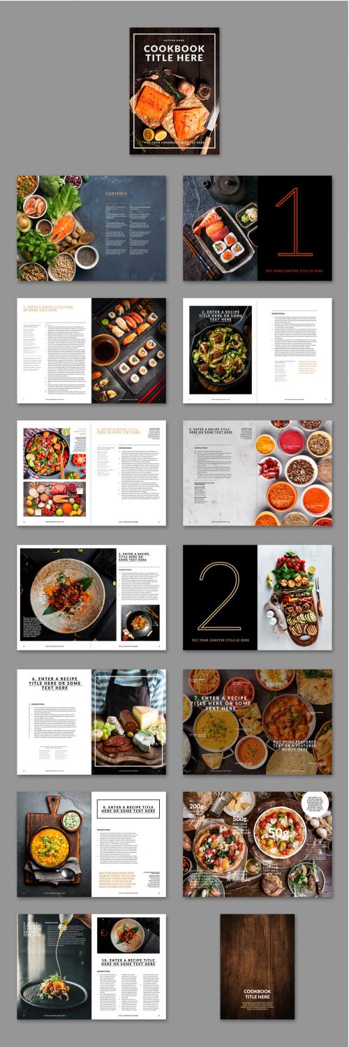 Print Cookbook Layout 576133924