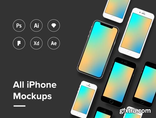 All iPhone Mockup Ui8.net