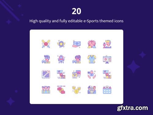 Amethyst - Esports Sketch Template Ui8.net