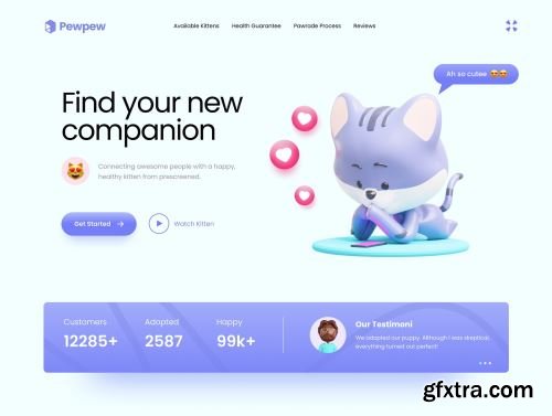 ANIMALZ - cute 3D animals Ui8.net