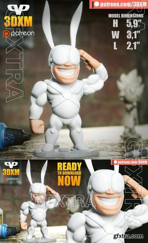 Arthur The Tick Chibi &ndash; 3D Print Model