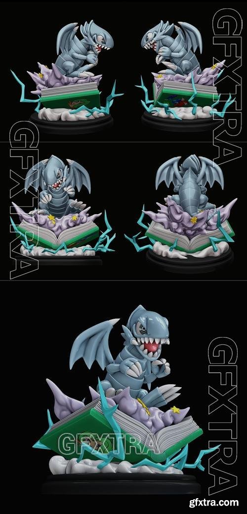 Blue-Eyes Toon Dragon figure - yugioh &ndash; 3D Print Model