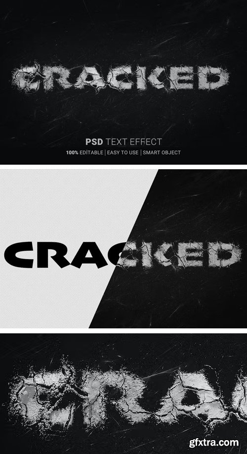 Cracked Photoshop Text Effect