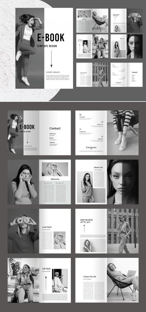 E Book Design Magazine Template 589153217