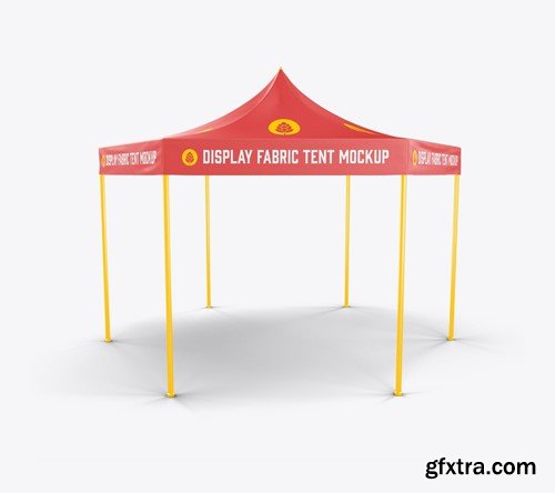 Fabric Display Tent Mockup HH64W2S