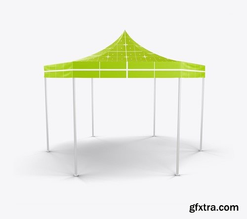 Fabric Display Tent Mockup HH64W2S