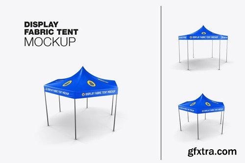 Fabric Display Tent Mockup HH64W2S