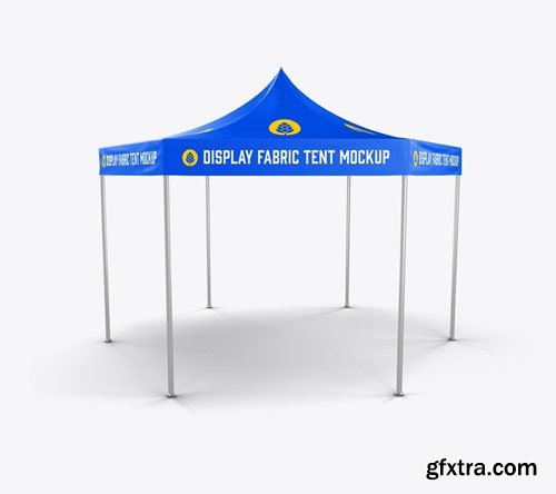 Fabric Display Tent Mockup HH64W2S