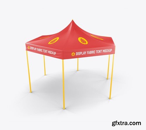 Fabric Display Tent Mockup HH64W2S